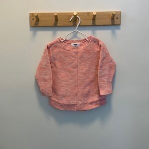 Pink toddler sweater